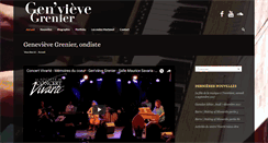 Desktop Screenshot of genevievegrenier.com